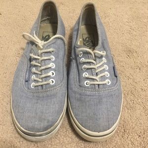 Light Blue Vans Women’s 8